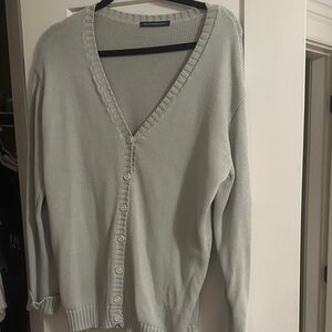 Brandy Melville Soft Gray Cardigan